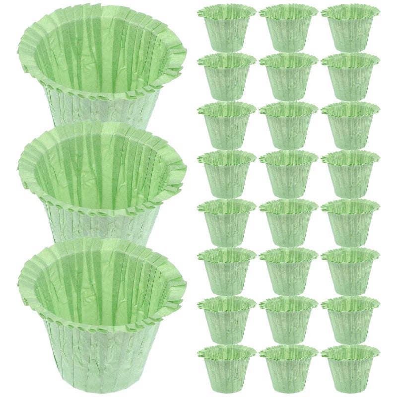 50pcs Greaseproof Colored Paper Muffin Liners For Baking And Party Use - Image 2