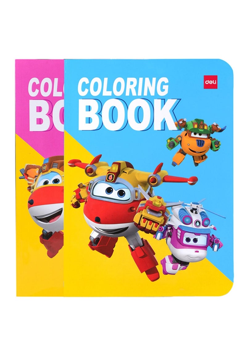 Deli 2-Piece A4 Size Painting Book  - Image 1