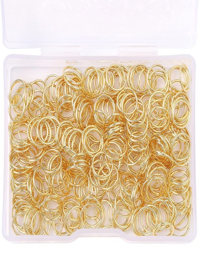 BEADIA 14K Gold Plated Jump Rings Non Tarnish 8mm 300pcs for Jewelry Making Findings - Image 5