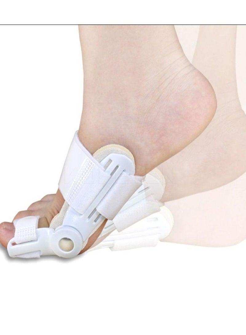 Thumb Correction Pain Relief Bunion Support Toe Straightener White - Image 1