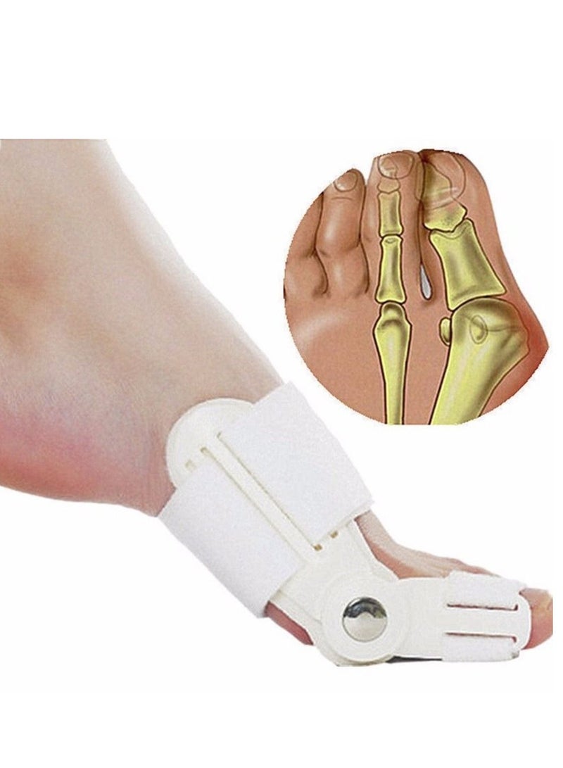 Thumb Correction Pain Relief Bunion Support Toe Straightener White - Image 3