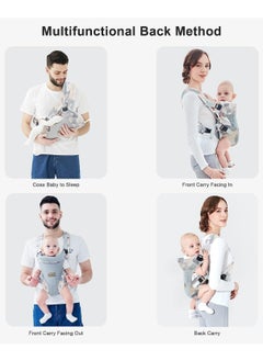 General Baby Wrap Carrier Baby Sling Newborn to Toddler Adjustable Holder Portable Convertible Front and Back Backpack Carry (Camouflage)  - Image 2