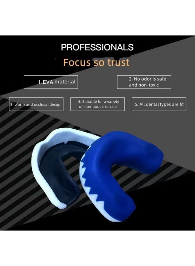 Arabest Mouth Guard, Senior Gum Shield Tooth Cover High Impact with Ultra Fit and Premium Protection Against Power Shock for Heavy Duty Sports Boxing, Lacrosse,Hockey,Basketball for Adult & Youth - Image 4