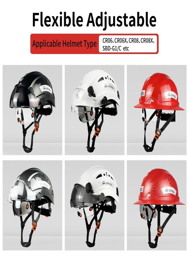 SAFEBUILDER Safety Visor Hard Hat Accessories for CR06& CR08 (Build in -Tinted Visor) - Image 5