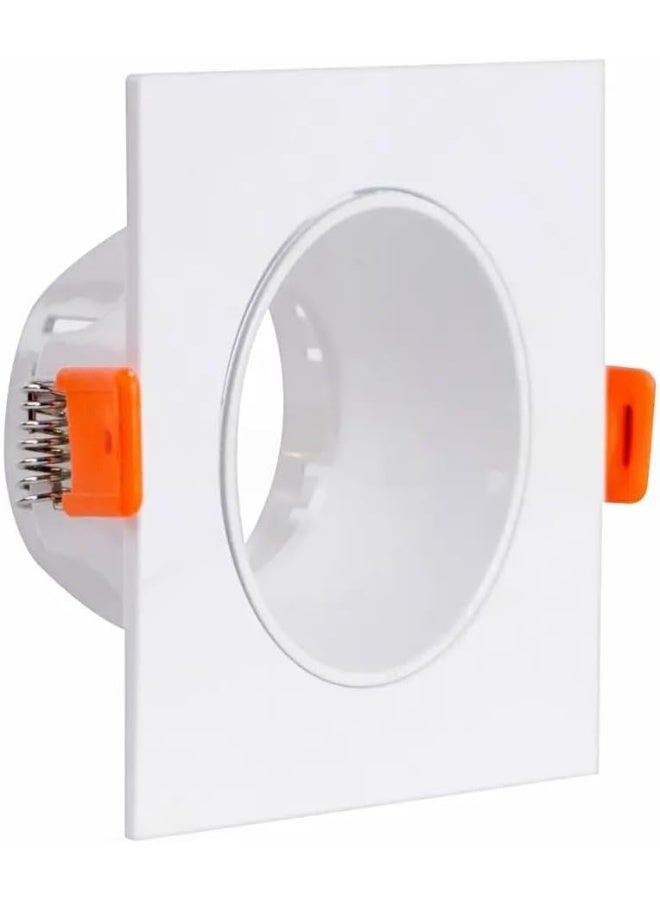 melfi Square Ceiling Spot Adjustable Fixture With Sleek Square Frame For Modern Interiors - Efficient, Easy Installation, Ideal For Living Room, Kitchen, And Office (White, 1 Pcs) - Image 3