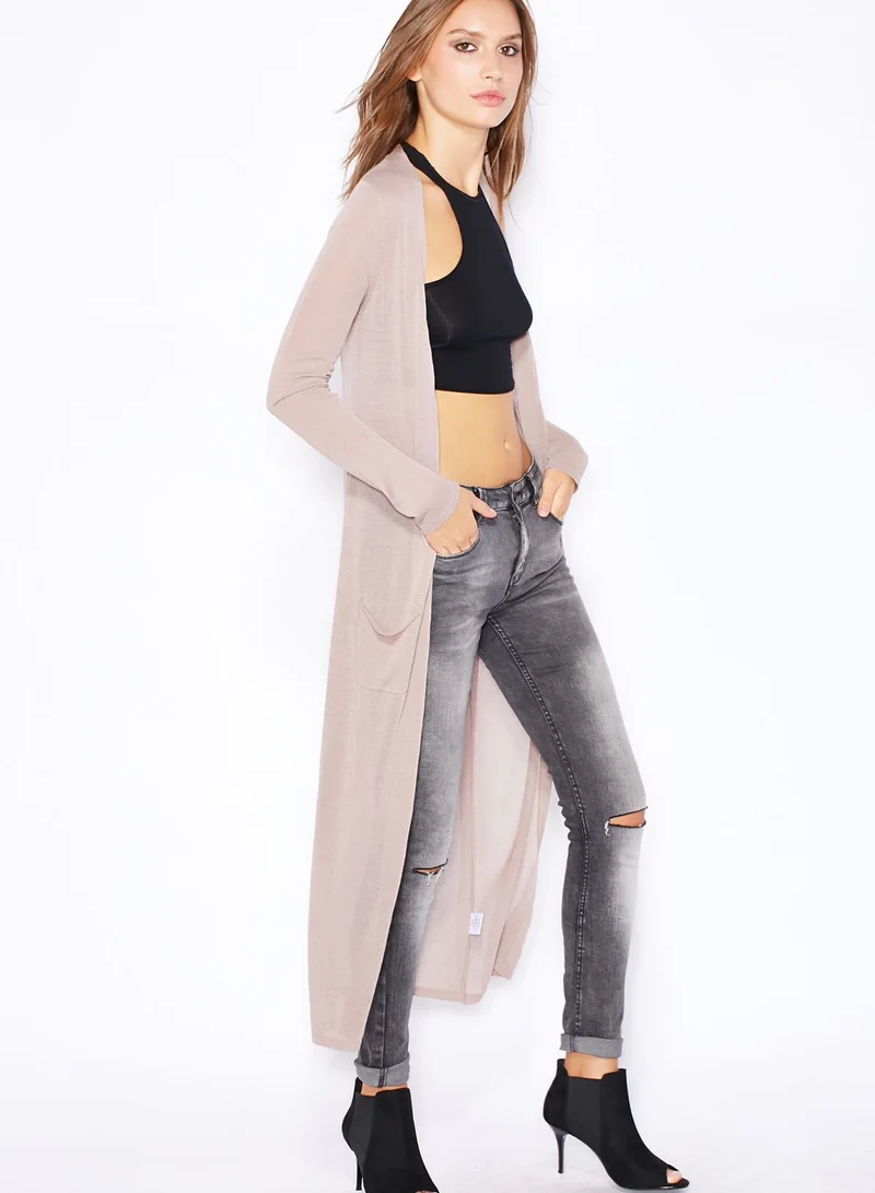 Missguided Edge To Edge Longline Cardigan