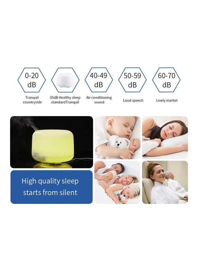 Arabest 7-Colour LED Light Lamp Aroma Diffuser Essential Oil Air Humidifier White 500ml - Image 3