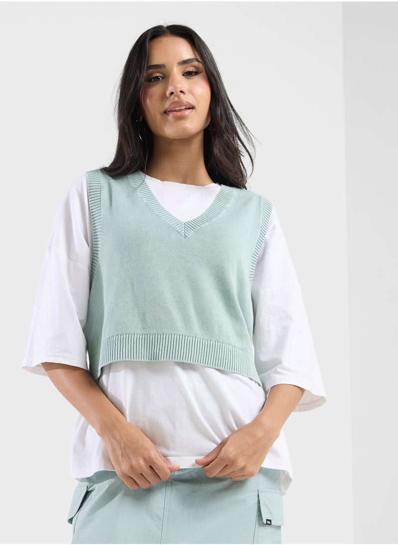 VANS Syd Sweater Vest  - Image 1