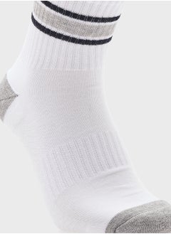 SKECHERS 3 Pack Terry Hi Qtr Crew Socks  - Image 5