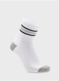 SKECHERS 3 Pack Terry Hi Qtr Crew Socks  - Image 2