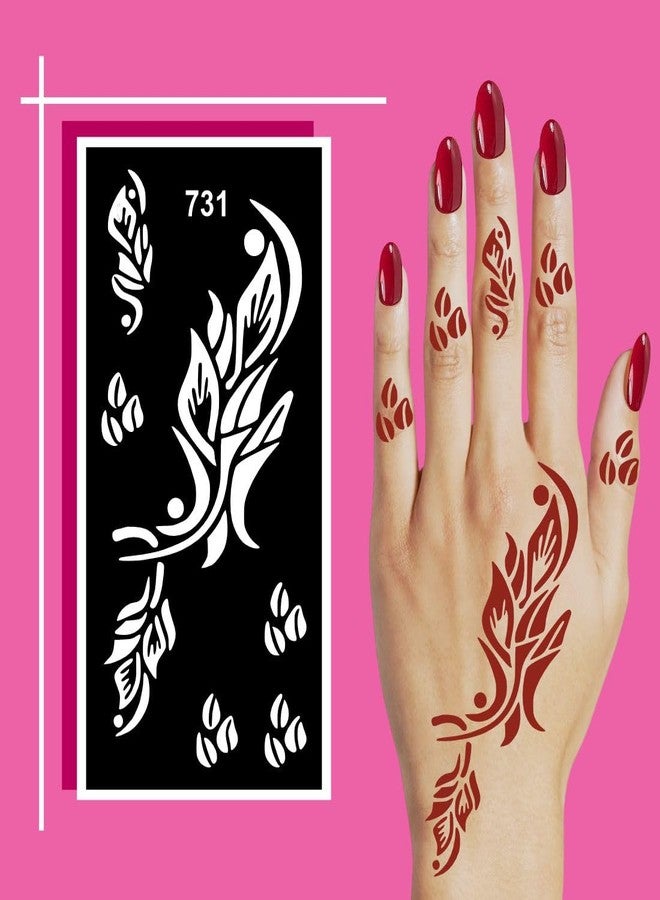 ORDERSHOCK Trendy Hand Mehndi Sticker Combo For Quick Traditional Look - Image 5