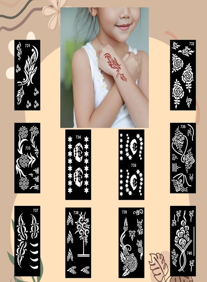 ORDERSHOCK Trendy Hand Mehndi Sticker Combo For Quick Traditional Look - Image 4
