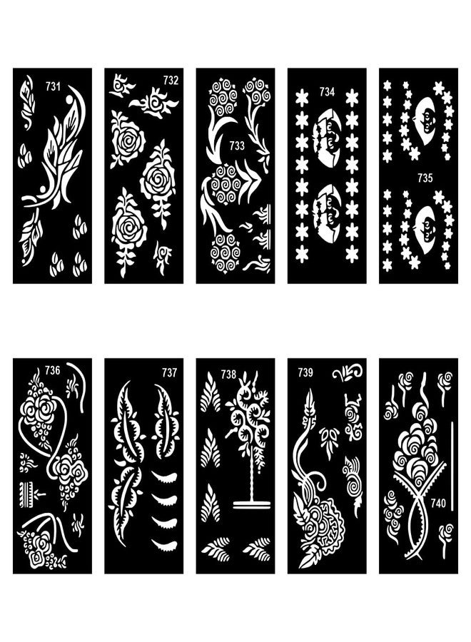 ORDERSHOCK Trendy Hand Mehndi Sticker Combo For Quick Traditional Look - Image 1