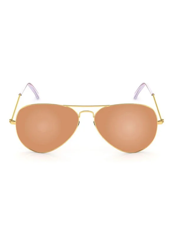 fastrack Gold Aviator Men Sunglasses