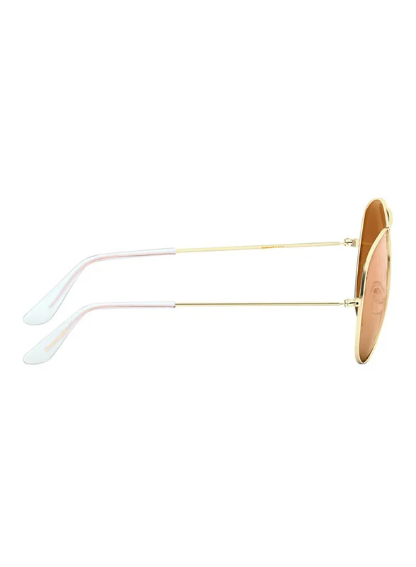 fastrack Gold Aviator Men Sunglasses