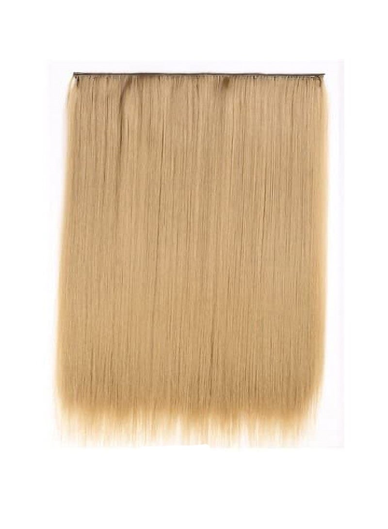 Estelle Full Head One Piece Long Straight and Body Wave Hair Extension With 5 Clips Suitable for Women and Girls Color No 22 Straight - Image 2