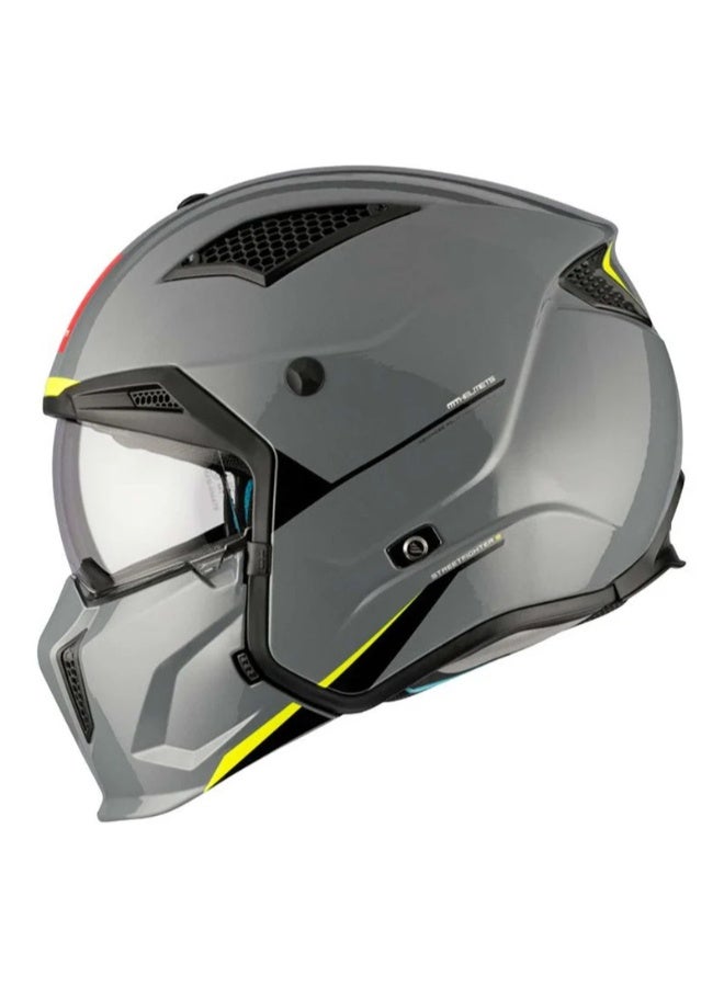 MT Helmets MT STREETFIGHTER SV S SOLID A22 GLOSS GREY L - Image 3