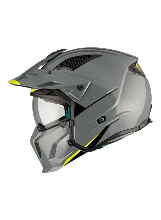 MT Helmets MT STREETFIGHTER SV S SOLID A22 GLOSS GREY L - Image 4