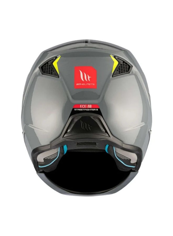 MT Helmets MT STREETFIGHTER SV S SOLID A22 GLOSS GREY L - Image 2