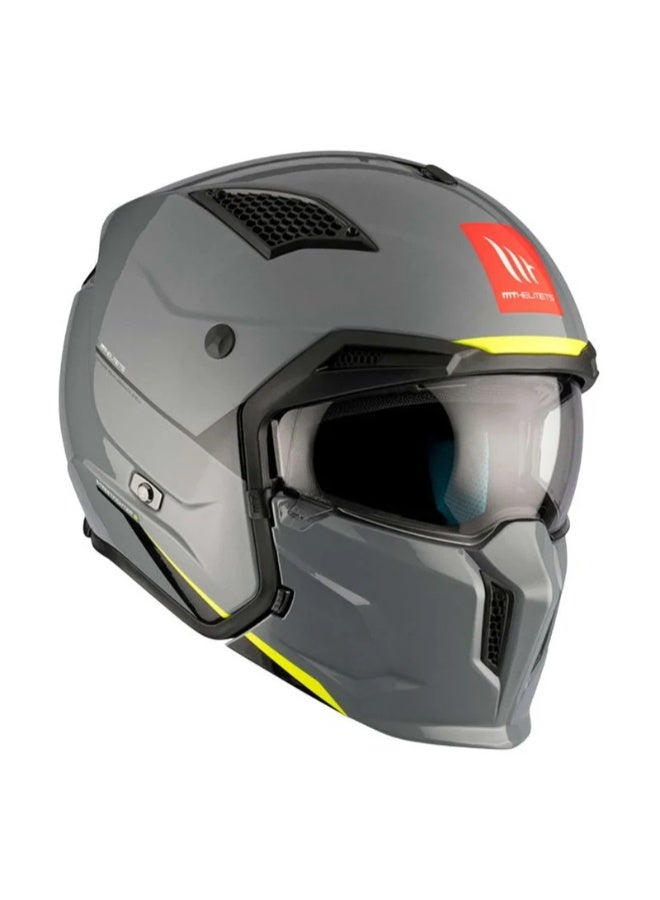 MT Helmets MT STREETFIGHTER SV S SOLID A22 GLOSS GREY L - Image 1