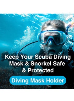 Adando Diving Mask Case Snorkeling Mask Box Portable Swimming Scuba Glasses Storage Box Pp Box Goggle Face Mask Case Diving Goggles Container For Swimming Adult Kid Men Women Outdoor  - Image 4