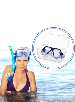 Adando Diving Mask Case Snorkeling Mask Box Portable Swimming Scuba Glasses Storage Box Pp Box Goggle Face Mask Case Diving Goggles Container For Swimming Adult Kid Men Women Outdoor  - Image 2