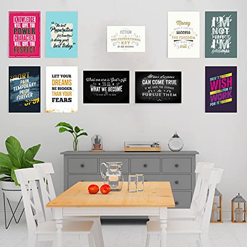 PAPER PLANE DESIGN Quote and Motivational Poster Set of 10 (Size 45 x 30 cm) d133 - Image 5