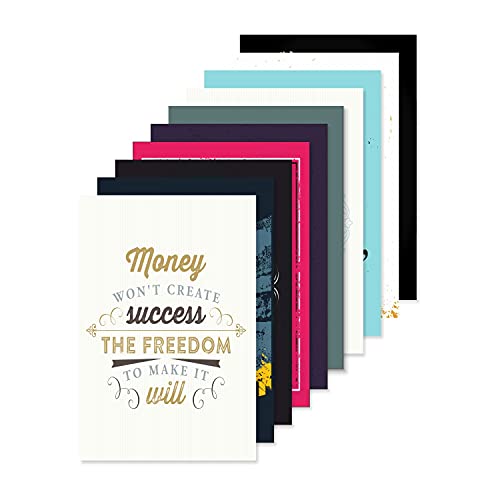 PAPER PLANE DESIGN Quote and Motivational Poster Set of 10 (Size 45 x 30 cm) d133 - Image 1