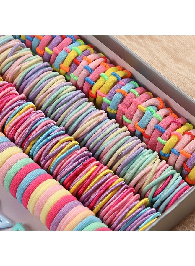 جيوستوس مجموعة مشابك شعر مكونة من 941 قطعة، إكسسوارات شعر بسيطة ومبتكرة للفتيات، مجموعة أربطة رأس مرنة - Image 4