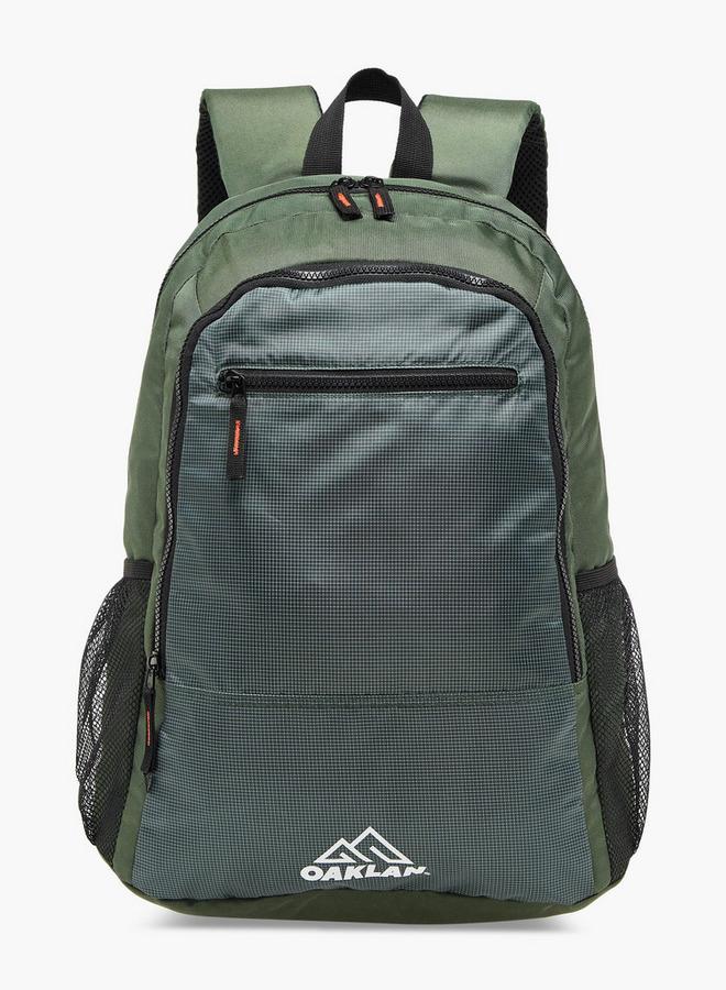 Oaklan by Shoexpress Girls Logo Print School Backpack with Adjustable Straps - 15x29x45 cm - Image 1