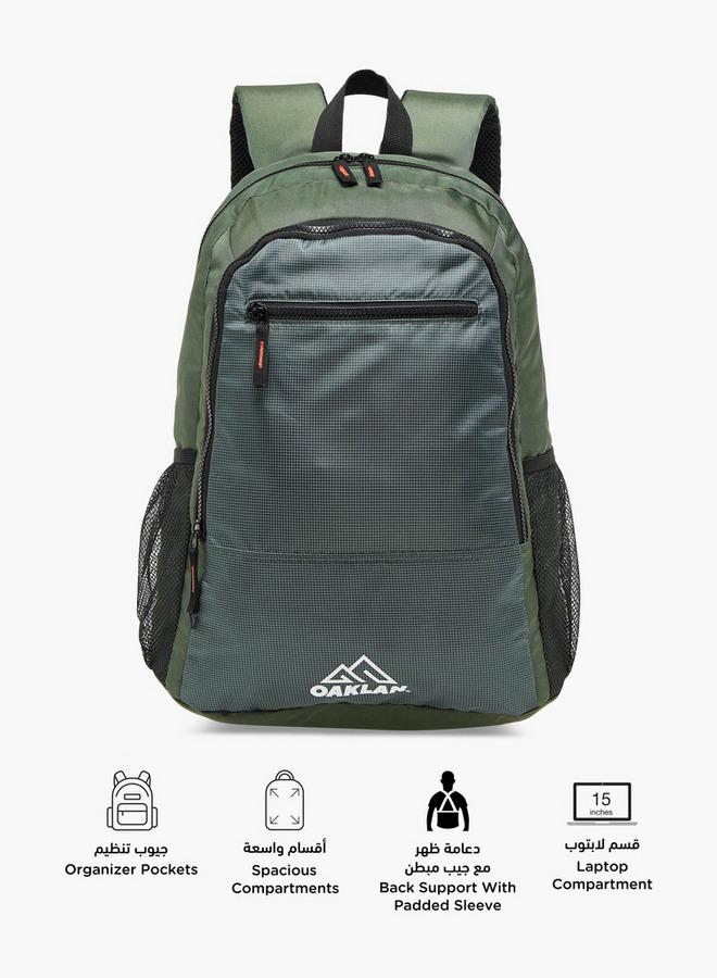 Oaklan by Shoexpress Girls Logo Print School Backpack with Adjustable Straps - 15x29x45 cm - Image 2
