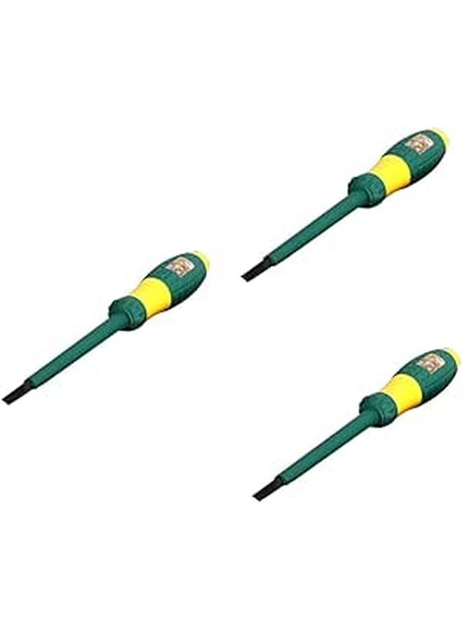 3 قطع قلم اختبار الجهد مع مؤشر LED ومفك براغي لاكتشاف منافذ الكهرباء وسلامة البناء - Image 1