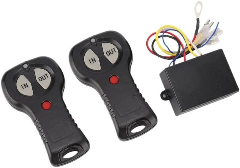 Wireless Winch Remote Control Kit 12V Compatible with Car - Image 2