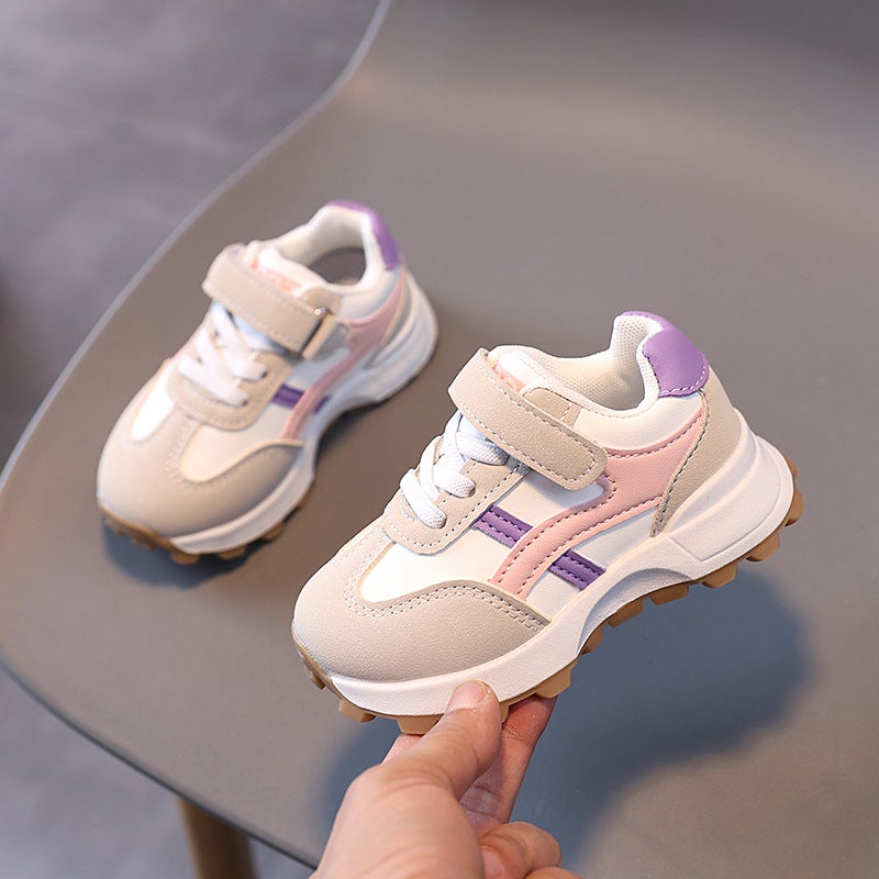 Girls' Shoes Sports Shoes 2025 Spring & Fall New Soft-Soled Kidsren'S Shoes Little Girls Breathable Big Kidsren'S Lightweight Running Shoes - Image 3