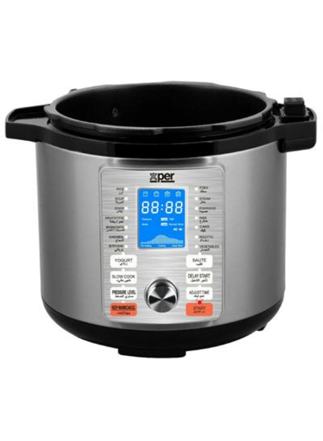 إكسبير قدر ضغط وقلاية اكسبير 6 لتر 1500 واط جرانيت 17 وظيفة XPAPC1506G - Image 4