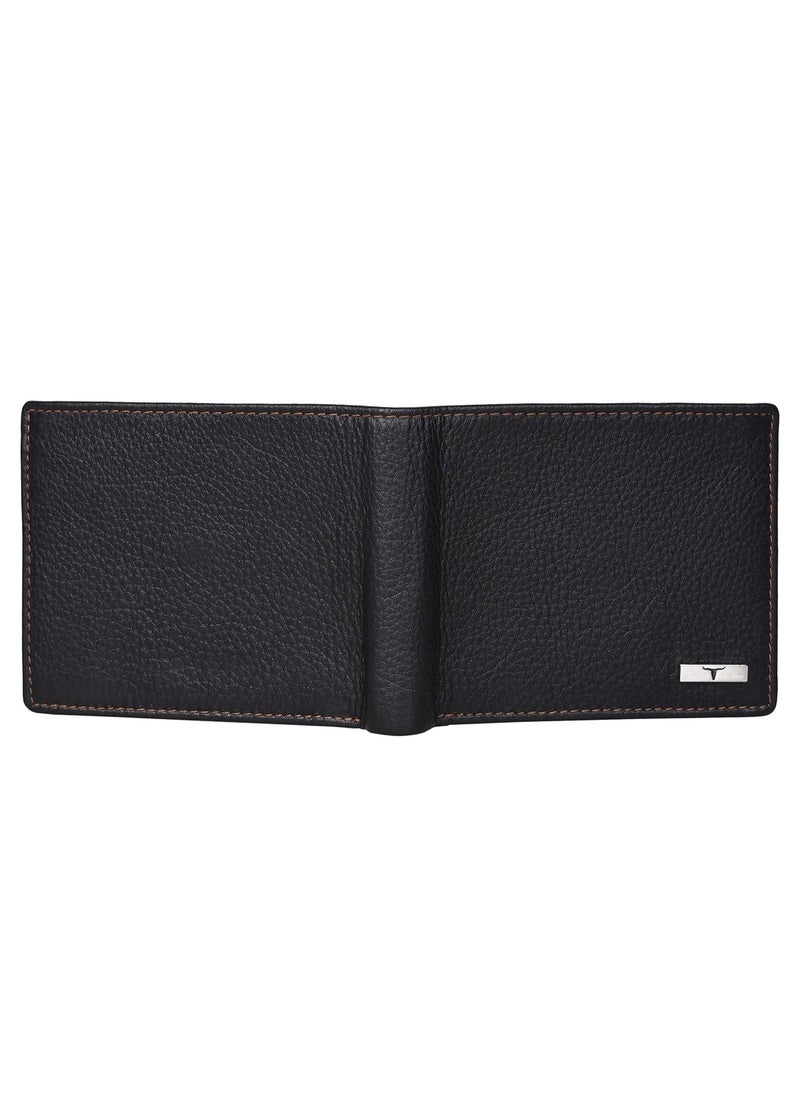 Urban URBAN FOREST Kyle Black/Redwood Leather Wallet for Men, 6 Card Slot  - Image 5