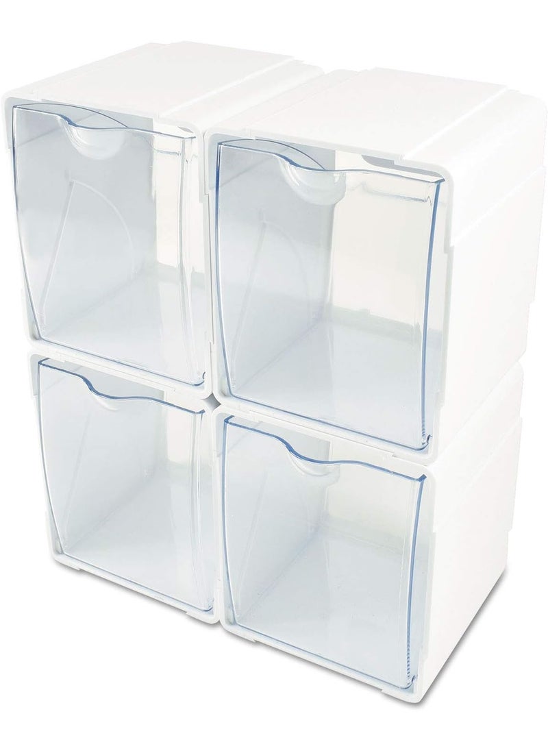 Deflecto Deflecto Tilt Bins 52 x 554 x 465 White 4Pieces 421103  - Image 5