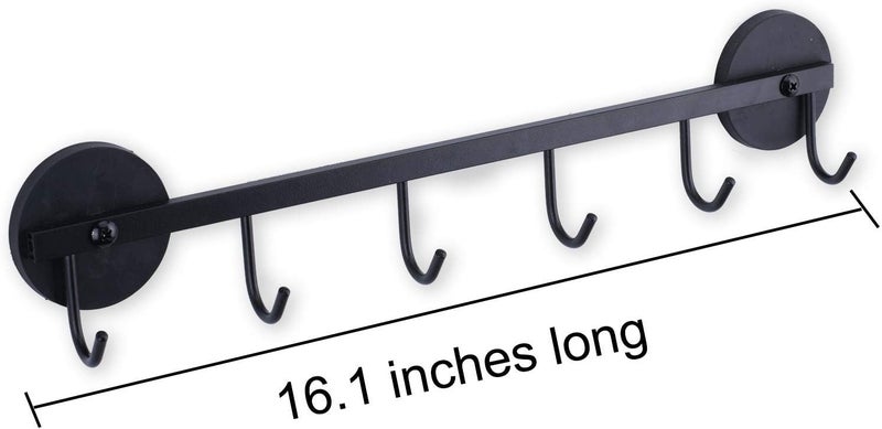 LEVOSHUA 6 Hooks Magnetic Utensil Holder Untensil Rack Tool Hanger Organizer for Refrigerator, Metal Cabinet, Metal Stove, Grill, BBQ - Image 4