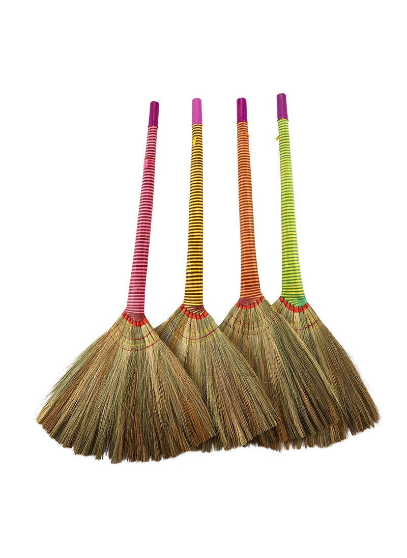 Factory direct handmade sorghum seedlings plant Miscanthus broom mango broom anchovy broom Reed sorghum broom Between 9961 color handle Awn sweep 