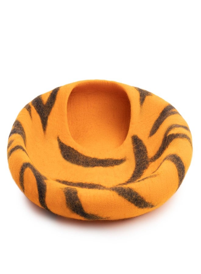 Woolygon Premium Felt Cat Cave Bed – Wool Kitty Beds Handcrafted Kitten Caves Bed for Indoor Cats - Made from 100% Eco-Friendly Merino Wool, Foldable Cat Hidewawy Covered Cat House Pod - Image 4