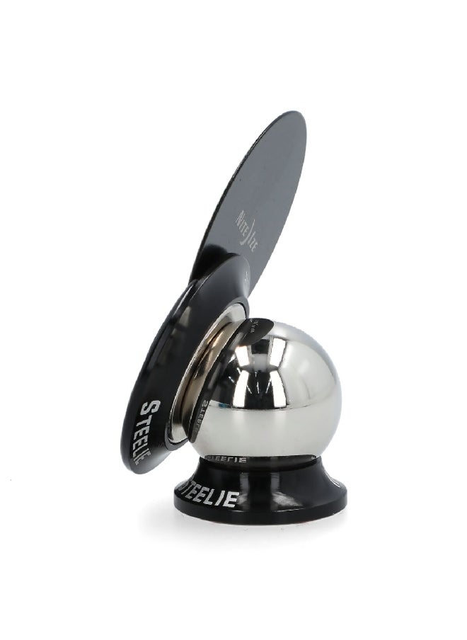 NITE IZE Dashboard Steelie Car Mount Orbiter Magnetic Socket Kit Black and Silver 6.4 x 1.3 x 4.1 Inch STODK-01-R8  - Image 4
