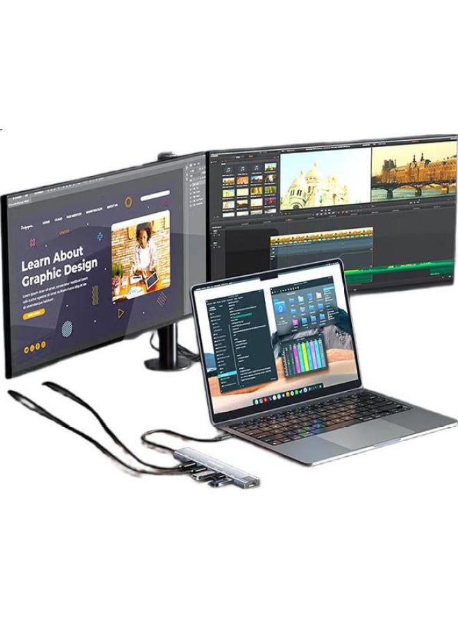 Acasis Akasis Type-C Expansion Dock, Hdmi Expansion Dock, Dp Expansion Dock, Hub Splitter, Monitor, 8K Thunderbolt 4, Gigabit Ethernet, 2K 240Hz, Triple Display, Independent Graphics, Apple Fast Charging, Ds-9904 - Image 1