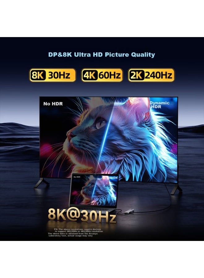 Acasis Akasis Type-c Expansion Dock, Hdmi Expansion Dock, Dp Expansion Dock, Hub Splitter, Monitor, 8k Thunderbolt 4, Gigabit Ethernet, 2k 240hz, Triple Display, Independent Graphics, Apple Fast Charging, Ds-9904 - Image 3