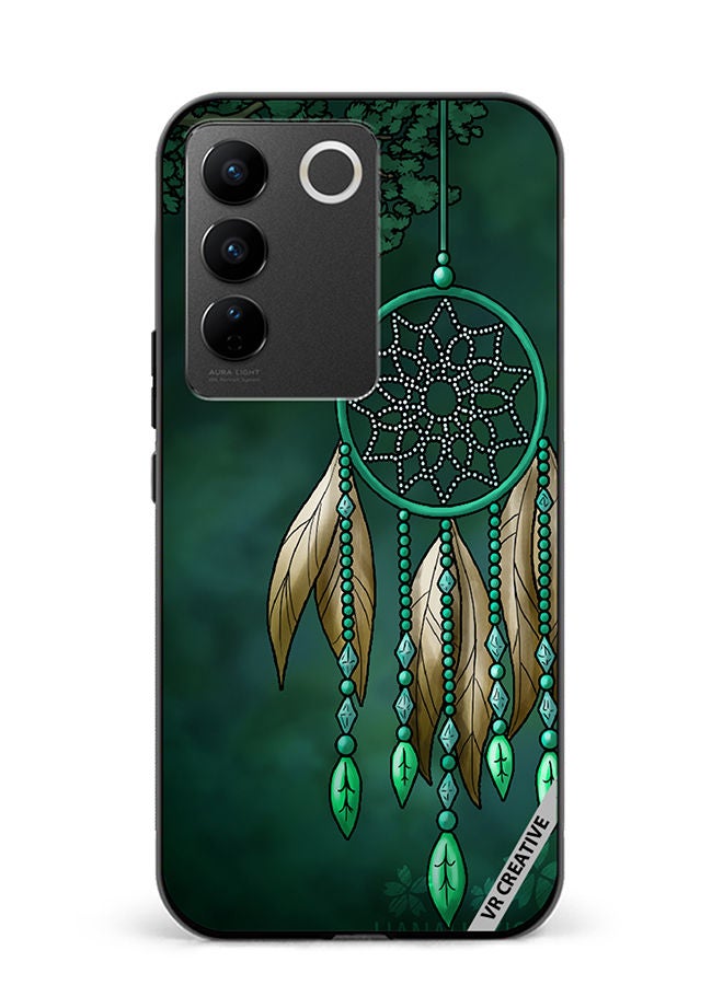 VR CREATIVE Protective Case Cover For Vivo V27e Mandala Design Multicolour - Image 1