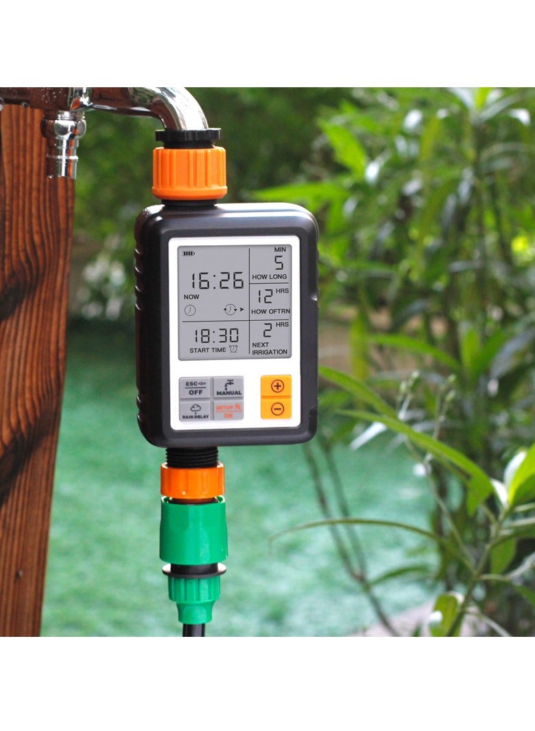 McDou Black Technology for Garden Irrigation｜Intelligent Timed Watering Armature Waterproof Protection + Rain Delayed Watering System - Image 5