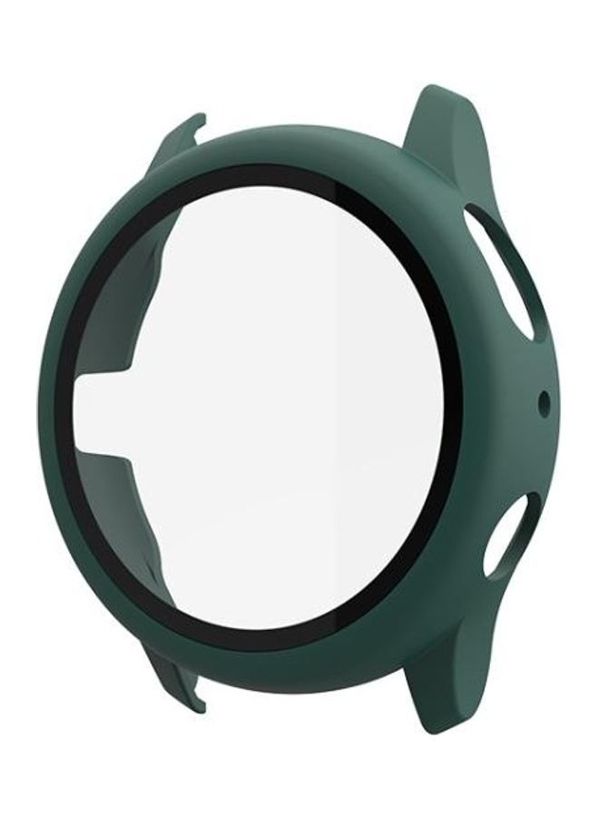 NIBEMINENT PC Protective Case with Tempered Glass Film For Samsung Galaxy Watch Active 2 44mm Cyan - Image 1