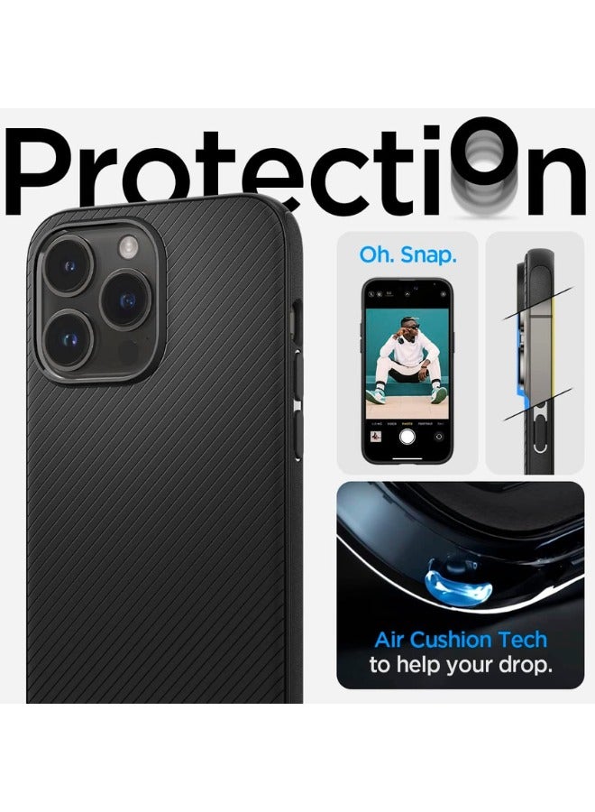 كولور فانس جراب Mag Armor MagFit مصمم لهاتف iPhone 14 Pro بحماية عسكرية متوافقة مع MagSafe - أسود غير لامع - Image 3