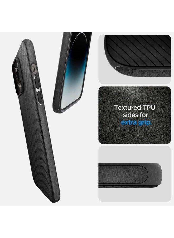 كولور فانس جراب Mag Armor MagFit مصمم لهاتف iPhone 14 Pro بحماية عسكرية متوافقة مع MagSafe - أسود غير لامع - Image 4