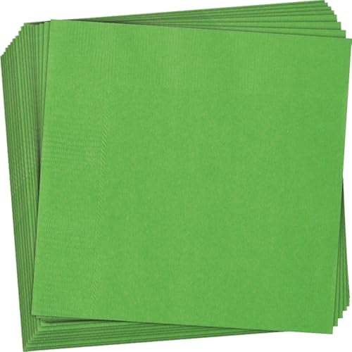 Unique Lime Green Solid Luncheon Paper Napkins - 6.5" x 6.5" (20 Ct) - Elegant & Durable Design - Perfect for Parties, Events & Celebrations - Image 3