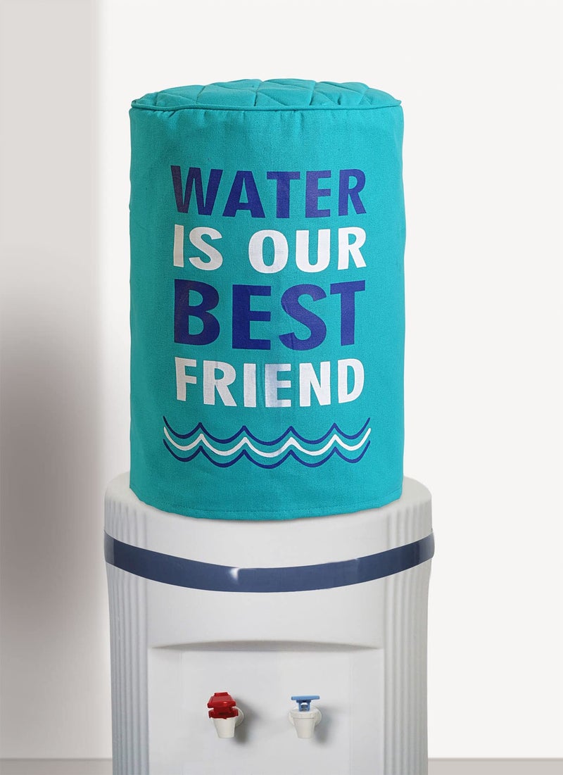 Swayam 20 Litre Bottle Cover for Home & Office | Bottle Protector | Lace Closure at Bottom | Machine Washable | Environment Friendly | Digitally Printed | 44cm x 42cm x 32cm | Pack of 2 - Image 3